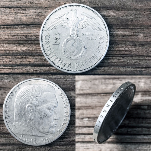 シルバーコインリング 2ライヒスマルク(Adler) (受注製作) 指輪
