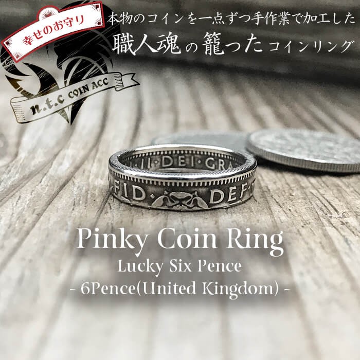 希少レア】 ラリースミス 6ポイントモルガンコインリング