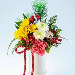 新作☆【お正月仏花 花小町-A】プリザーブドフラワ－で魅せる日本の美