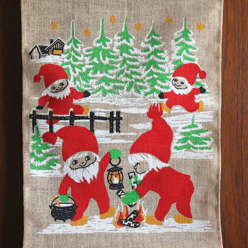 アンティーク　クリスマス　刺繡　額　北欧　スウェーデン アンティーククリスマス刺繡額北欧スウェーデン