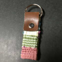 手織りのキーホルダー 2枚目の画像