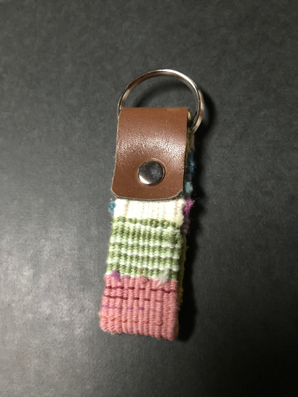 手織りのキーホルダー 2枚目の画像