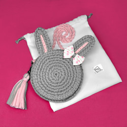 ［SiMPLE FUN Crafts手工編織包］兒童動物造型編織包（小灰兔） / 現貨一個 第3張的照片