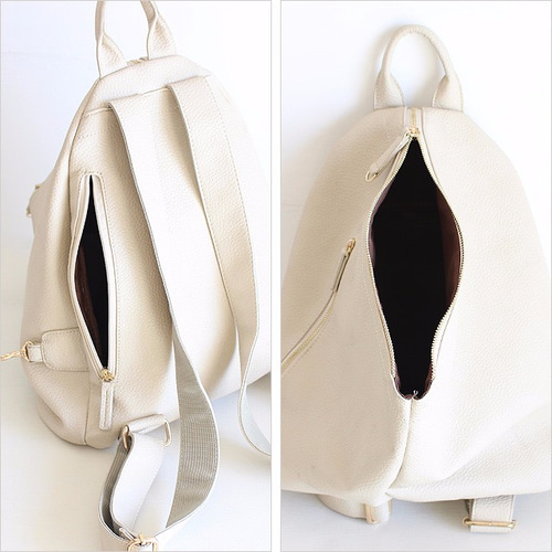フック付き2wayデザインフェイクレザーリュック リュック・バック