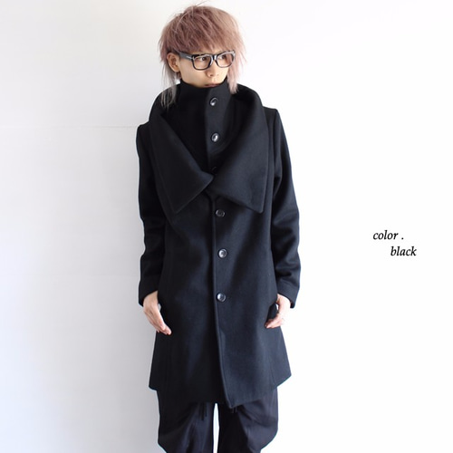 オフタートル×ハイネックレイヤードコート コート albino 通販 オフタートル×ハイネックレイヤードコート コート albino 通販