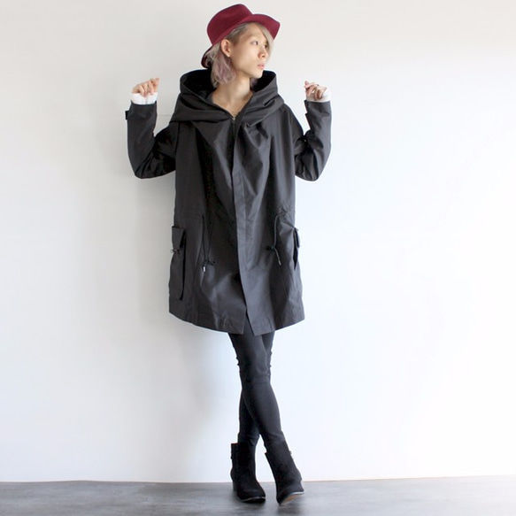 ビッグフードバルーンモッズコート 