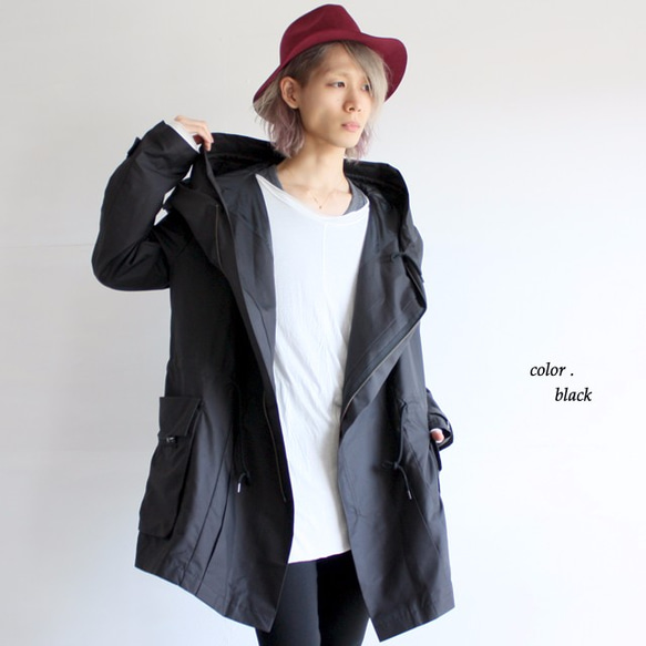 ビッグフードバルーンモッズコート 