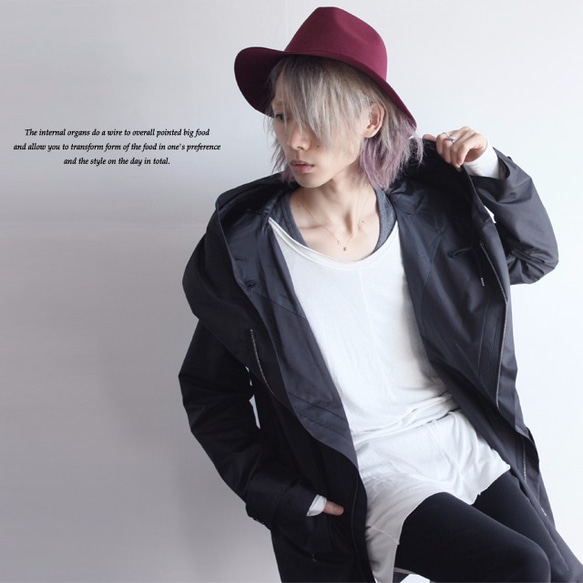 ビッグフードバルーンモッズコート 