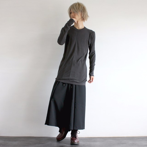 プリーツデザイン袴パンツ キュロット・ワイドパンツ albino 通販