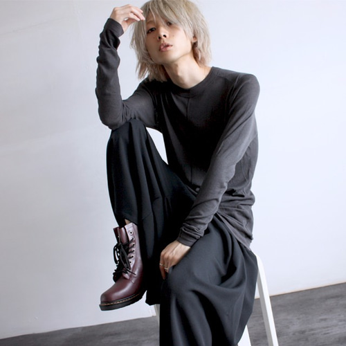 プリーツデザイン袴パンツ キュロット・ワイドパンツ albino