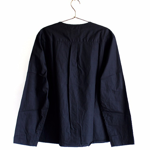whiz limited ウール シワ加工 カットオフ ノーカラー ジャケット quaranciel:〈手洗い可能〉ノーカラー ポケット ニット