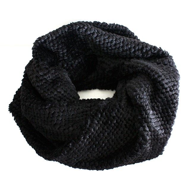 ツイストデザインボアスヌード