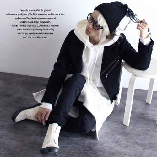 ピン型フロントZIPスキニーバイカーパンツ ロングパンツ albino ピン型フロントZIPスキニーバイカーパンツ ロングパンツ albino