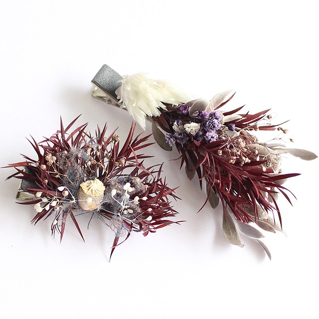 メラレウカ×エバーラスティングヘアクリップセット