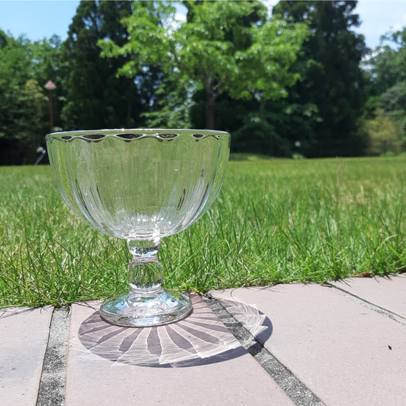 デザート鉢　氷鉢　夏　透明　 2枚目の画像