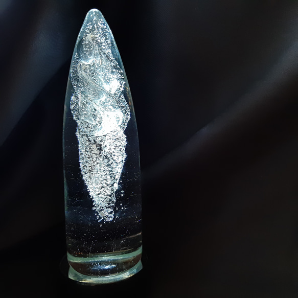 氷筍(ひょうじゅん)　ガラスオブジェ 1枚目の画像