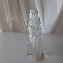 氷筍(ひょうじゅん)　ガラスオブジェ 10枚目の画像
