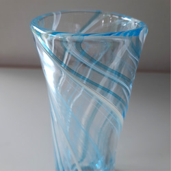 川のせせらぎ　花瓶　吹きガラス　 3枚目の画像