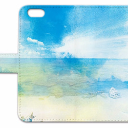 海の手帳型スマホケース《iPhone対応》 3枚目の画像