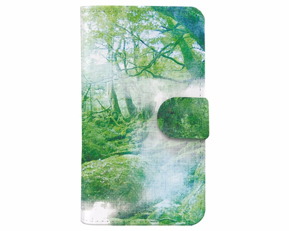 森の手帳型スマホケース《iPhone対応》 2枚目の画像