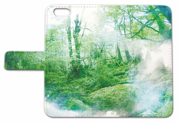 森林手帳式手機殼“iPhone兼容” 第3張的照片