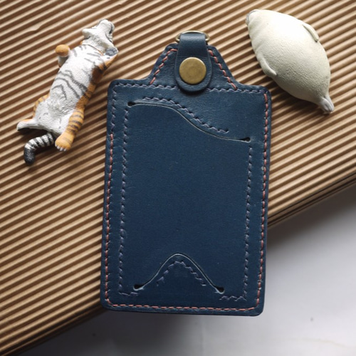 RFID（秘密+クレジットカード）ハンドメイドレザーチケットホルダー