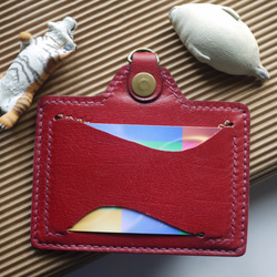 手差し財布カードホルダー/スリーブバッジ（暗い水平）のためのRFID（機密+カード） 4枚目の画像