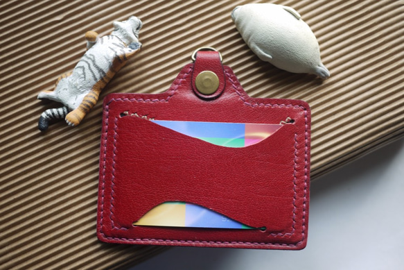 手差し財布カードホルダー/スリーブバッジ（暗い水平）のためのRFID（機密+カード） 4枚目の画像