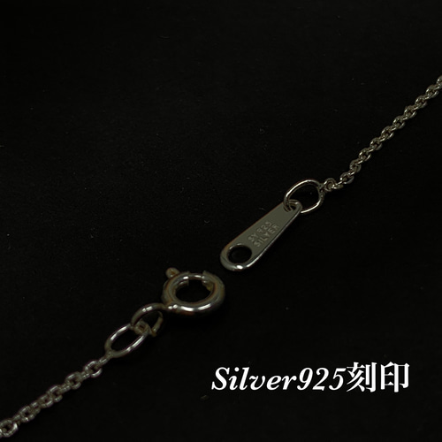 シルバー925 コインネックレス シルバー コイン 凸凹加工