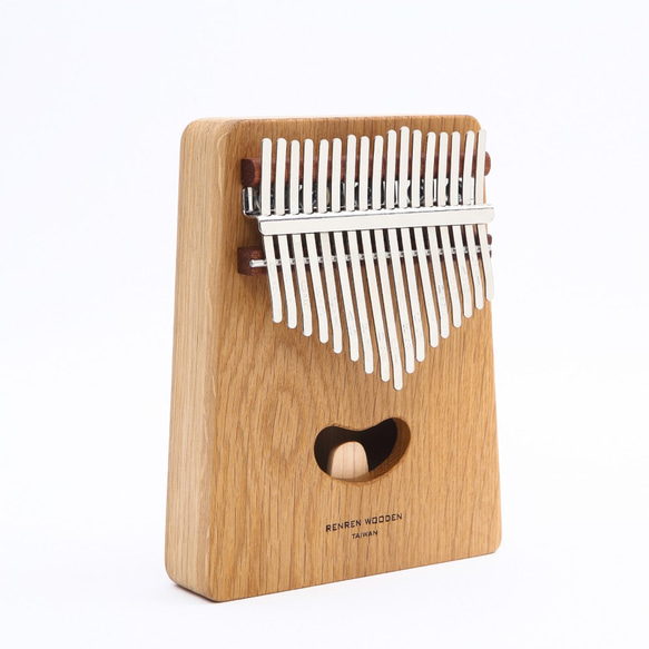 17音實木音箱 拇指琴 橡木  萌牙卡林巴 手工琴 Kalimba 第2張的照片
