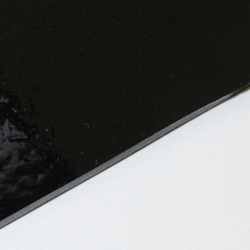 モレッティ　フュージング用板ガラス7  ブラック　13.9x14.3x0.3cm　1枚 2枚目の画像