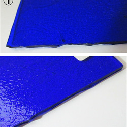 モレッティ　フュージング用板ガラス8　ブルー系2種 5枚目の画像