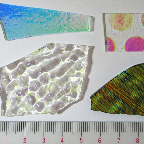 フュージング用ダイクロガラス端材パック 3 その他素材 アトリエ