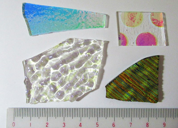 フュージング用ダイクロガラス端材パック 3 その他素材 アトリエ