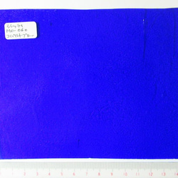 モレッティ　フュージング用板ガラス13　コバルトブルー　14.2x11.1x0.3cm　1枚 1枚目の画像