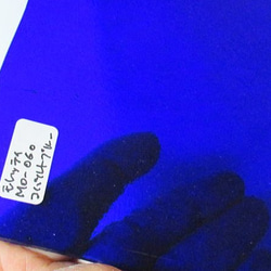 モレッティ　フュージング用板ガラス13　コバルトブルー　14.2x11.1x0.3cm　1枚 3枚目の画像