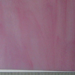 ブルズアイ　フュージング用板ガラス166　ピンク　10.1x7.3x0.3cm　1枚 3枚目の画像