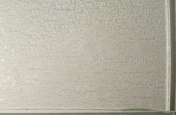 ブルズアイ　フュージング用板ガラス183　クリア（テクタ）　17.2x15.9x0.3cm　1枚 5枚目の画像