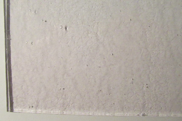 ブルズアイ　フュージング用板ガラス191　エルビウムピンク　ティント　13x18.6x0.3cm　1枚 4枚目の画像