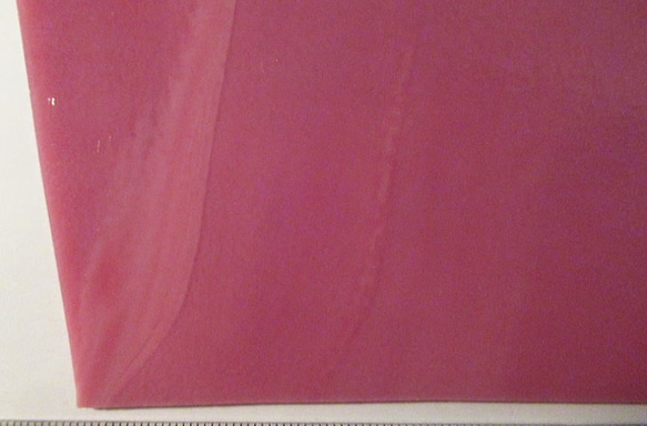 ブルズアイ　フュージング用板ガラス202　ピンク　12.5x10.3x0.2cm　1枚 3枚目の画像