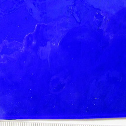 モレッティ　フュージング用板ガラス41　コバルトブルー　15.6x10x0.3cm　1枚 4枚目の画像