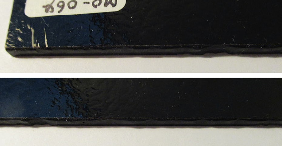 モレッティ　フュージング用板ガラス44　ブラック　13.8x11.2x0.3cm　1枚 2枚目の画像