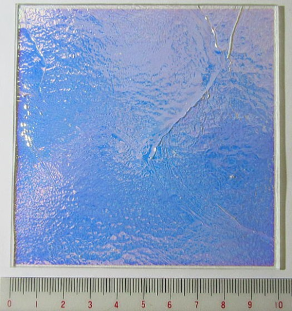フュージング用ダイクロガラスB　 10x10x0.2cm　1枚 4枚目の画像