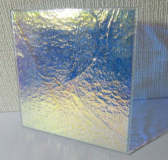 フュージング用ダイクロガラスB　 10x10x0.2cm　1枚 5枚目の画像