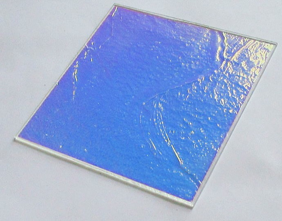 フュージング用ダイクロガラスB　 10x10x0.2cm　1枚 7枚目の画像