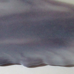 ブルズアイ　フュージング用板ガラス127　ラベンダーとホワイトの流れ模様　18.6x16x0.3cm　1枚 9枚目の画像