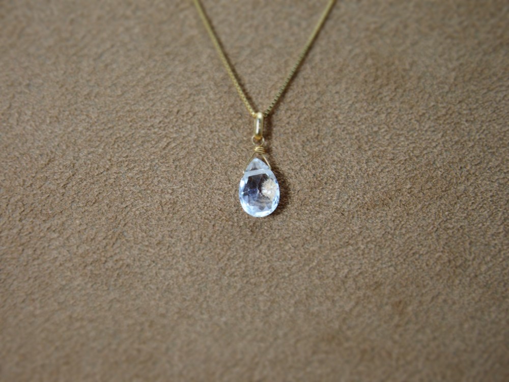 ホワイトトパーズ ペンダントトップ(p/s)