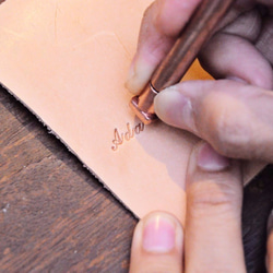 []父の日ギフト誕生日イタリアの革ベジタブルなめしの革革DIYこするワックスのための革素材のバッグ無料カードエンボスレザージャケ 9枚目の画像