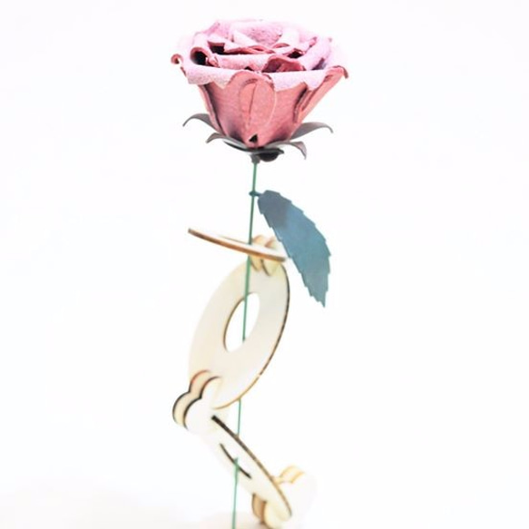 [レザーローズ|]こするワックス赤い革型押し革素材のバッグ無料バレンタインの花は、イタリアの革ベジタブルなめしの革革DIYこする 2枚目の画像