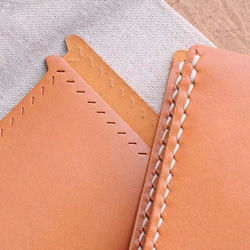 [3短いクリップフォトカードビット - ブラックレザー]良い縫製素材パッケージ無料レタリング手作りバッグ財布財布短い財布のカップ 8枚目の画像